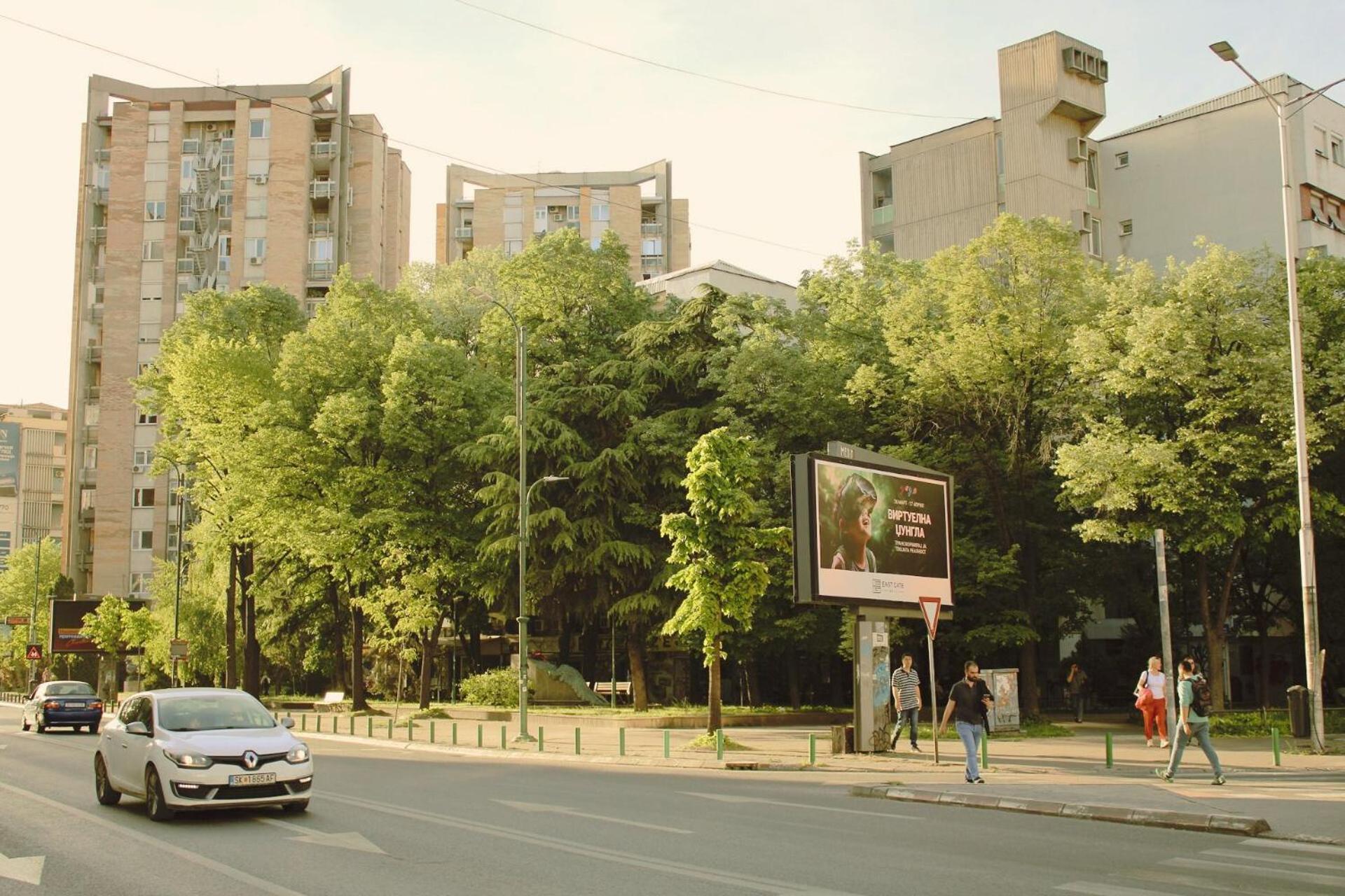 Sunny Center Apartment Skopje Buitenkant foto